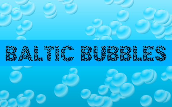 Baltic Bubbles: A Creative Font for Modern Designs