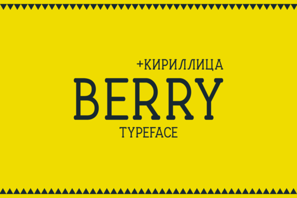 Berry: The Minimalistic Slab Serif for Modern Designs