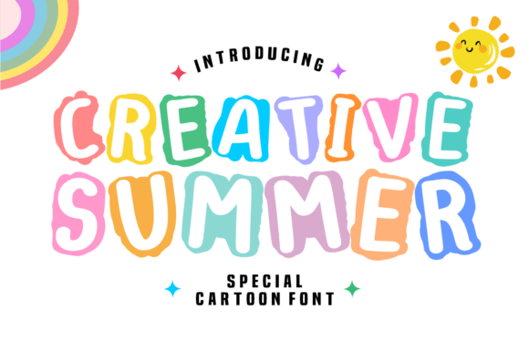 Creative Summer: A Playful Font for Vibrant Designs