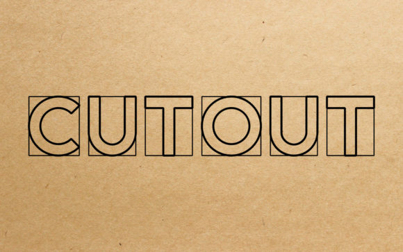 Cut Out: The Display Font That Creates Unforgettable Depth