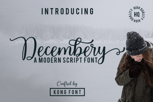 Decembery: A Playful Script for Modern Designers