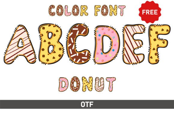 Donut: A Creative Font for Whimsical and Artistic Design