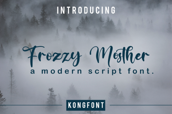 Frozzy Mosther: A Playful Script for Modern Branding