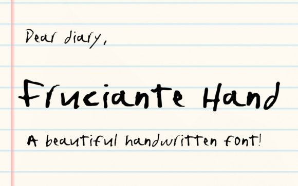 Fruciante Hand: Where Flowing Script Meets Modern Design