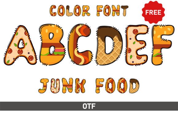 Junk Food: A Creative Font for Playful Design