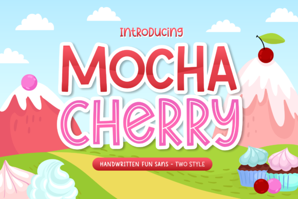 Mocha Cherry: A Playful Font for Warm, Childish Designs