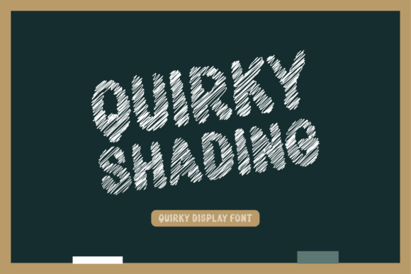 Quirky Shading: A Font with Personality and Purpose