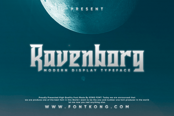 Ravenborg: The Modern Blackletter Font for Bold Designs