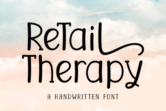 Retail Therapy: The Handwritten Font for Elegant, Modern Designs
