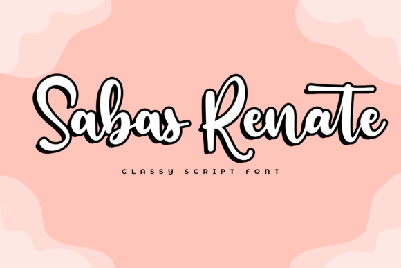 Sabas Renate: The Handwritten Font for Authentic Designs