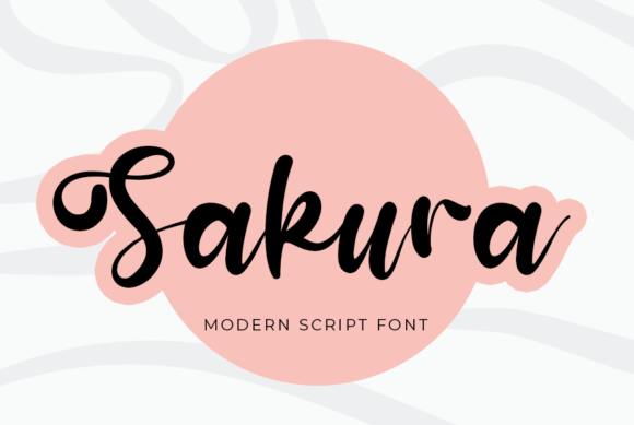 Sakura: A Handwritten Font with Luxury Spark
