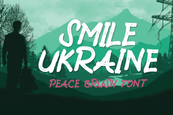 Smile Ukraine: A Modern Brush Display Typeface