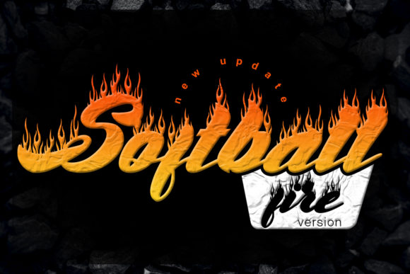 Softball Fire: A Bold Typeface for Modern Designers