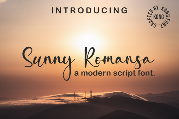 Sunny Rommansa: A Modern Script for Crafters and Designers