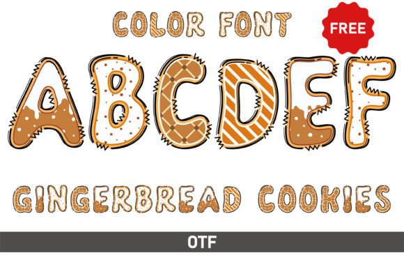 The Sweet Appeal of Gingerbread Cookies: A Font for Playful Design