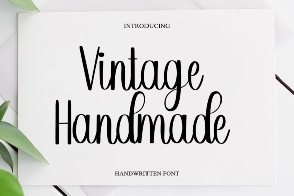 Vintage Handmade: A Font That Feels Like a Personal Touch