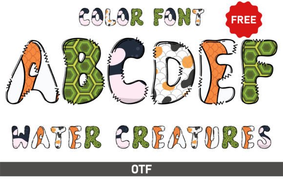 Water Creature Font: Crafting Playful Brand Stories